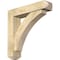 Ekena Millwork Thorton Craftsman Rough Sawn Bracket w/ Offset Brace, Douglas Fir, 6"W x 26"D x 26"H BKT0604X26X26THR04RDF - alternate 1